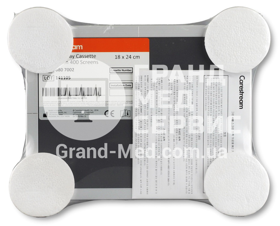 Рентгенівська касета Carestream Health (Kodak) з экраном Green 400 18x24 см