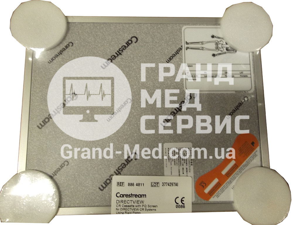 Касета для CR Carestream Health (Kodak) з PQ Жорстким екраном 24х30см 