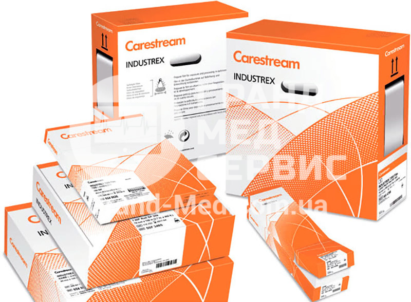 Промислова рентгенівська плівка Carestream Industrex (Kodak) АА400 10x48 см