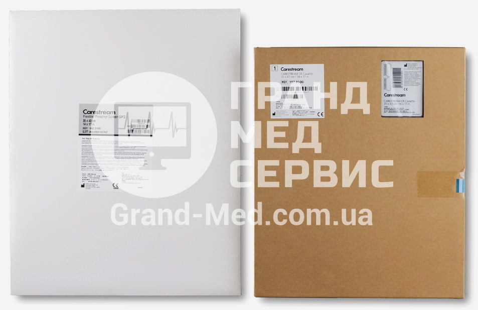 Касета для CR Carestream Health (Kodak) GP з екраном GP-2 35x43 см (14x17″)