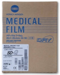 Голубая термоплёнка Konica Minolta Drypro SD-Q 20x25 (125)