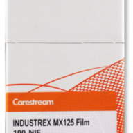 Промышленная рентгеновская плёнка Carestream Industrex (Kodak) МХ125 10x24 см
