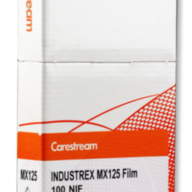 Промышленная рентгеновская плёнка Carestream Industrex (Kodak) МХ125 10x24 см